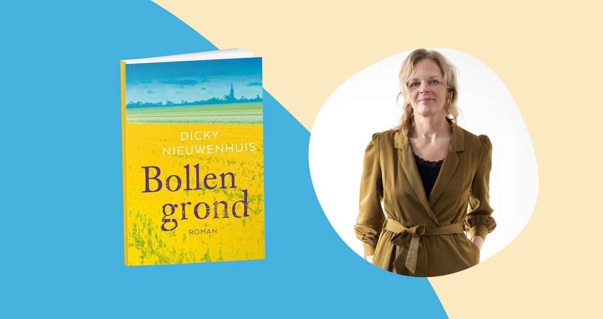 Cover van de nieuwe roman van Dicky Nieuwenhuis: Bollengrond