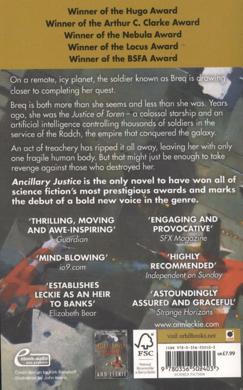 Ancillary Justice (Paperback) Ancillary Justice (Paperback)
