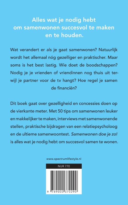 Samenwonen doe je zo! (Paperback)