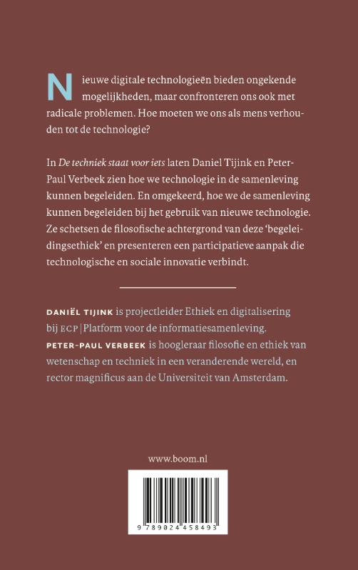 De techniek staat voor iets (Paperback)