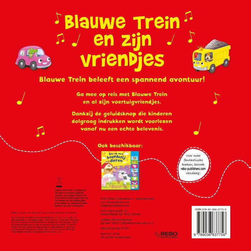 Blauwe trein en zijn vriendjes (Kartonboek) Blauwe trein en zijn vriendjes (Kartonboek)