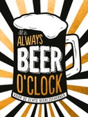 It's always beer o'clock - cadeauboek (Hardback)