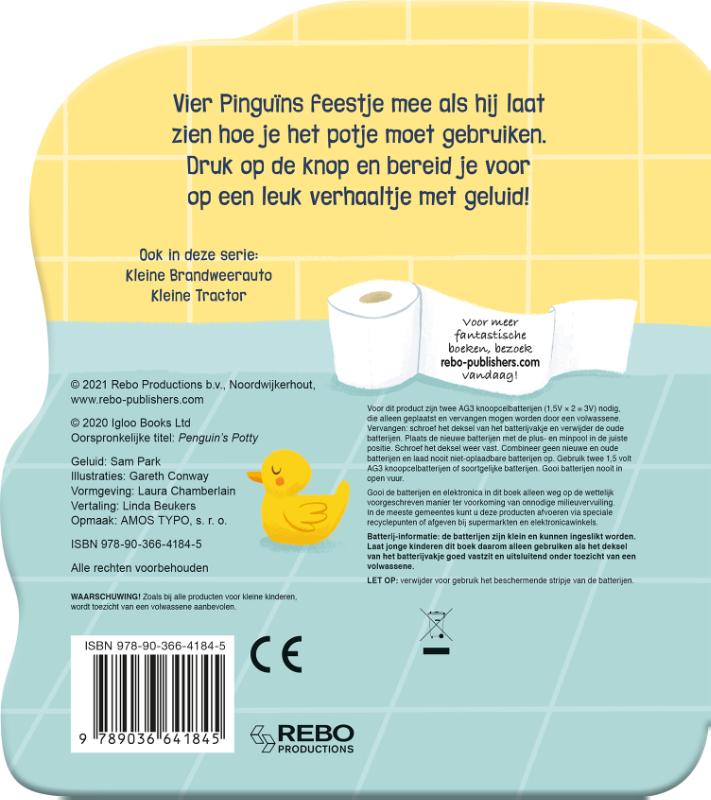 Geluidboek Kleine Pinguïn op het potje (Kartonboek) Geluidboek Kleine Pinguïn op het potje (Kartonboek)