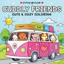 Cuddly friends - Coloring Book Cafe (Paperback)