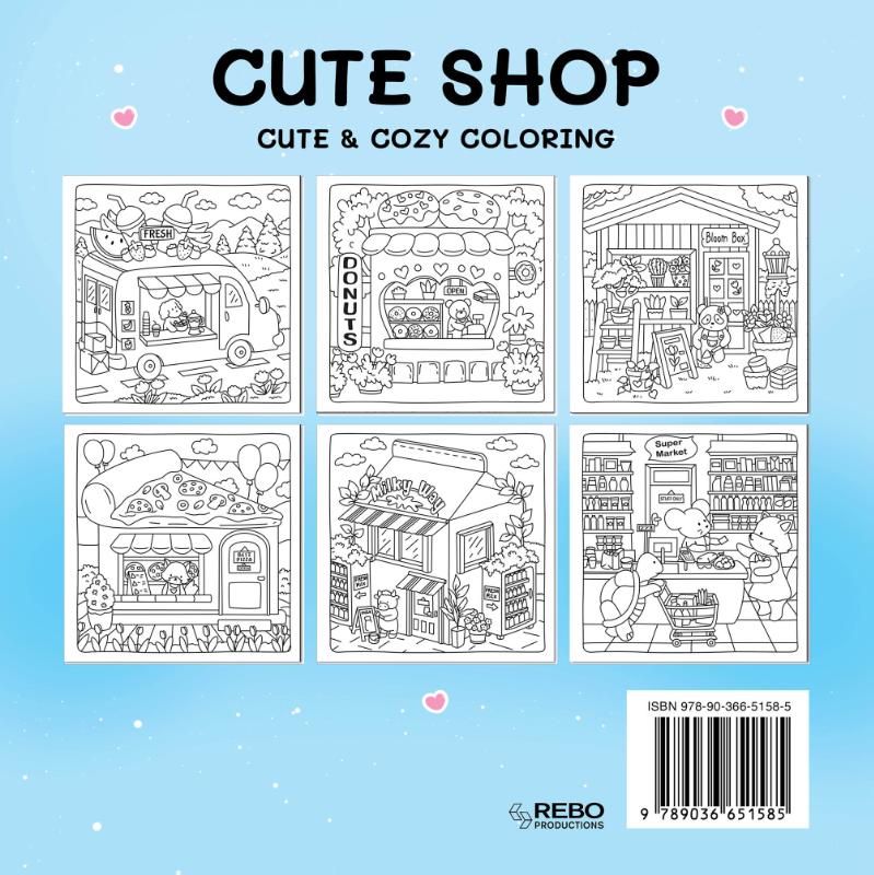 Cute shop - Coloring Book Cafe (Paperback)