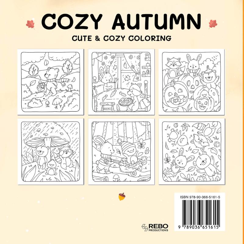 Cozy autumn - Coloring Book Cafe (Paperback) Cozy autumn - Coloring Book Cafe (Paperback)