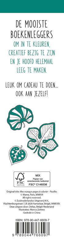 De mooiste kleurboekenleggers om in te kleuren - Natuur (Paperback)