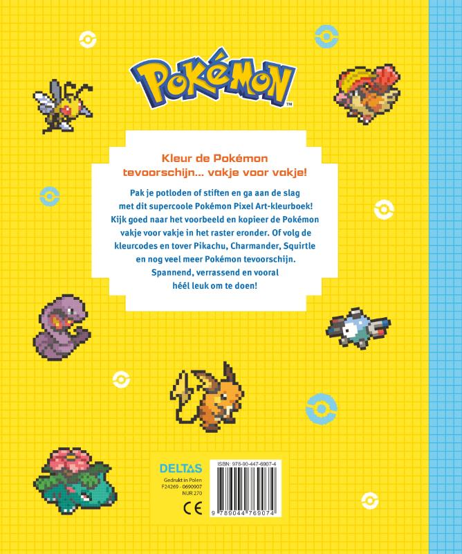 Pokémon pixel kleurpret (Paperback)