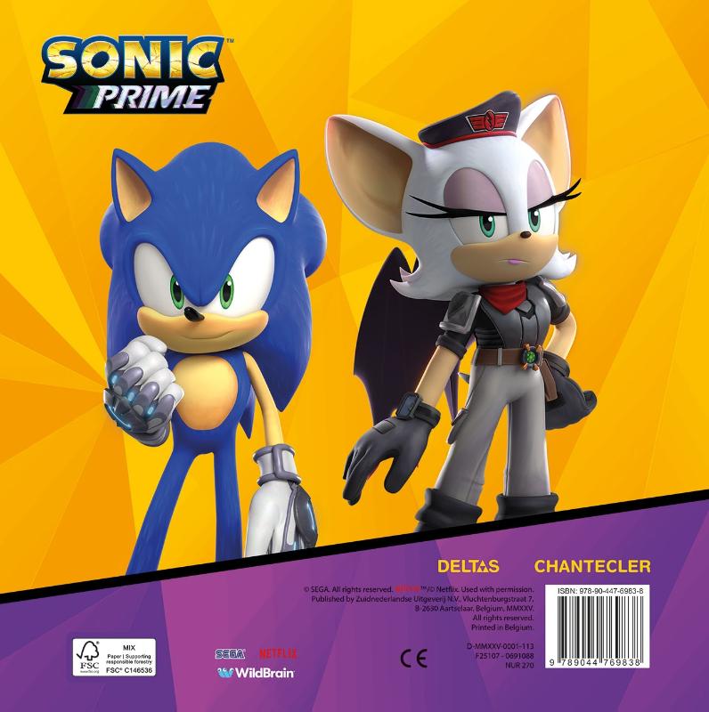 Sonic Prime Color Fun (Paperback) Sonic Prime Color Fun (Paperback)