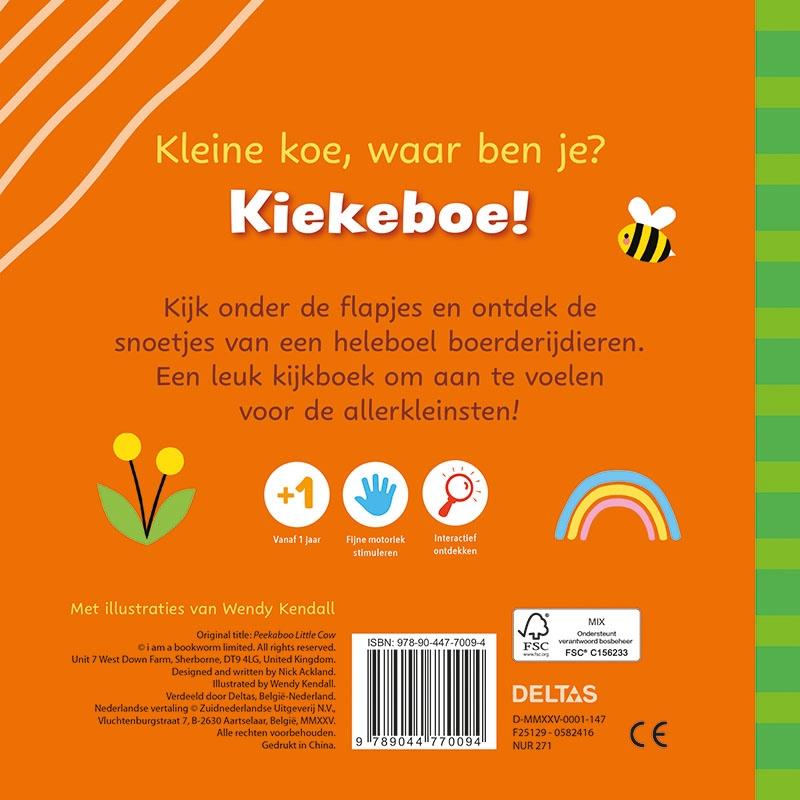 Kiekeboe kleine koe (Kartonboek)