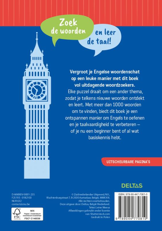 Woordzoekers Engels (Paperback)
