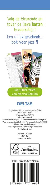 De mooiste kleurboekenleggers Kleuren op nummer - Katten (Paperback) De mooiste kleurboekenleggers Kleuren op nummer - Katten (Paperback)