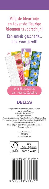 De mooiste kleurboekenleggers Kleuren op nummer - Bloemen (Paperback) De mooiste kleurboekenleggers Kleuren op nummer - Bloemen (Paperback)