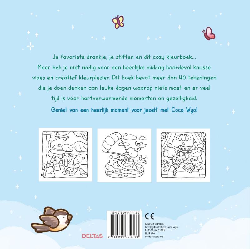 Cozy Days Cute & Comfy kleurboek Coco Wyo (Paperback)