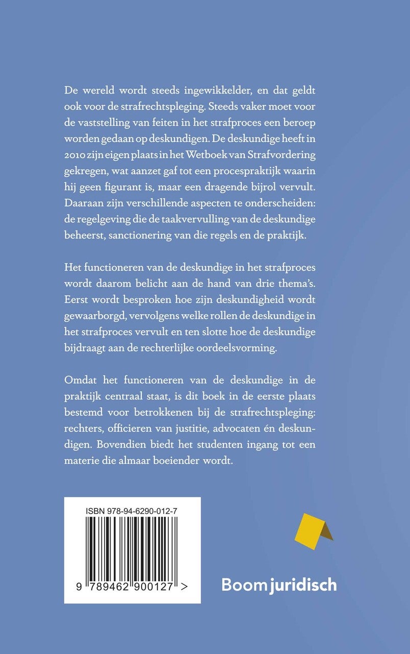 De deskundige in het strafproces (E-book) De deskundige in het strafproces (E-book)