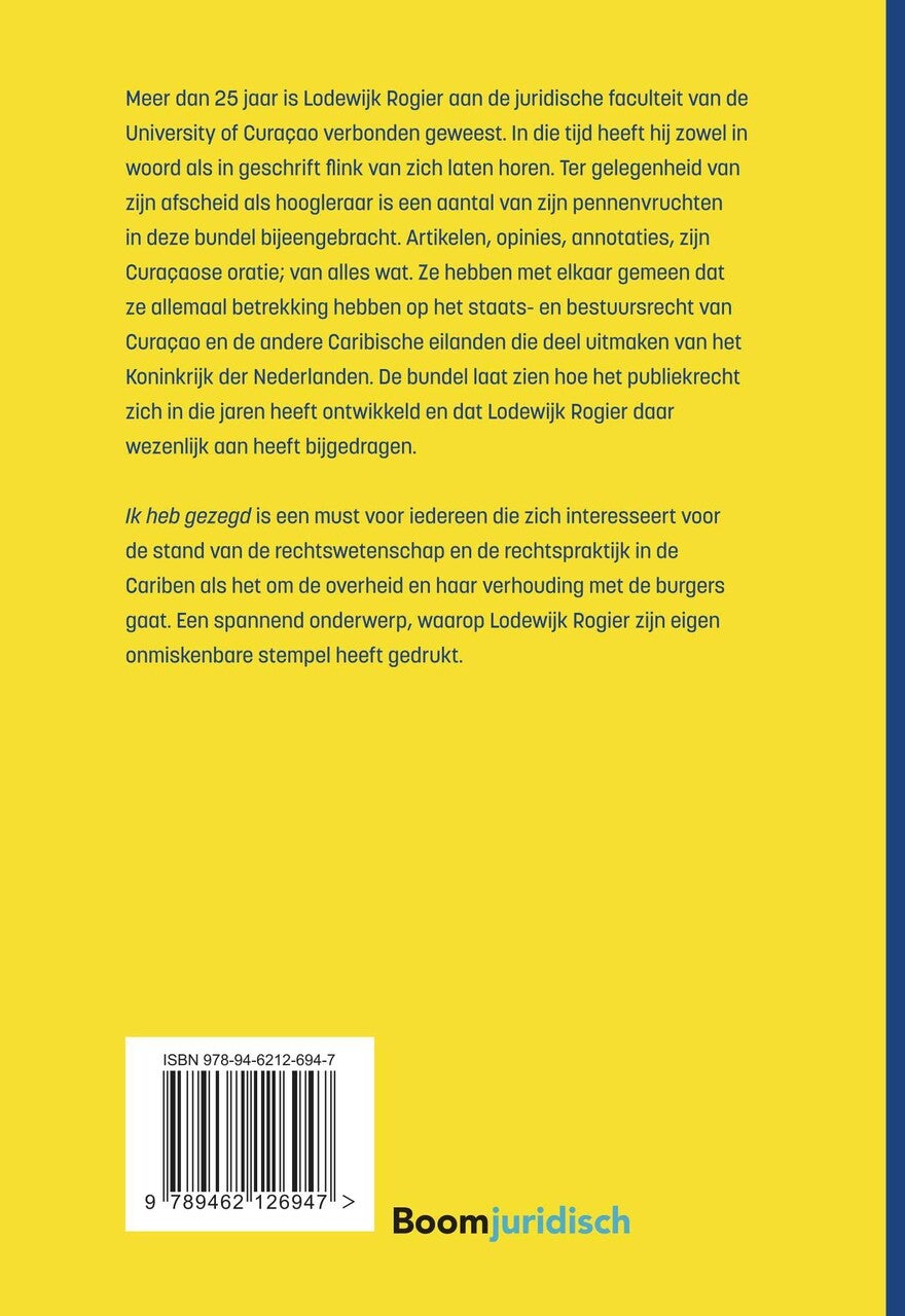 Ik heb gezegd - T’esaki mi kera bisa (E-book)