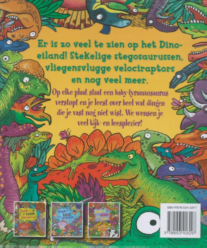Zoek de dinosaurus op het eiland (Paperback)