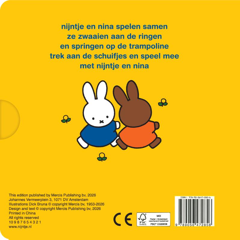 nijntje en nina spelen samen (Kartonboek)