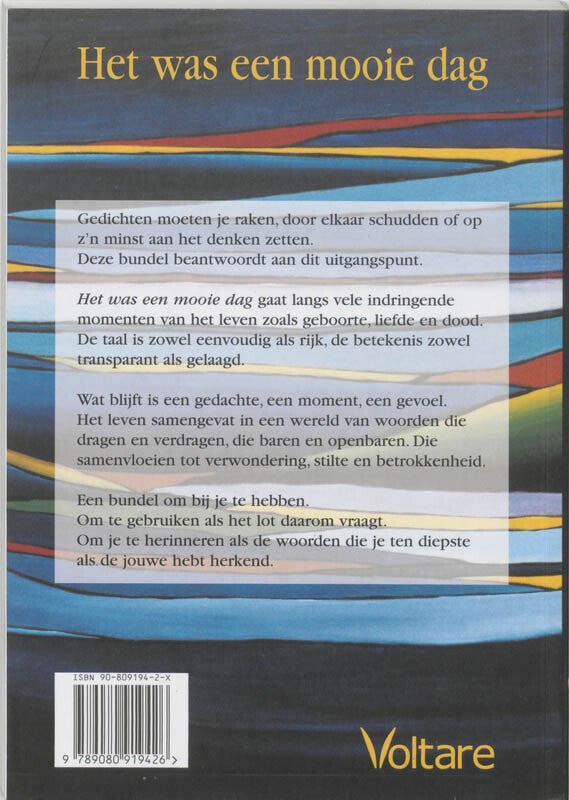 Het was een mooie dag (Paperback)