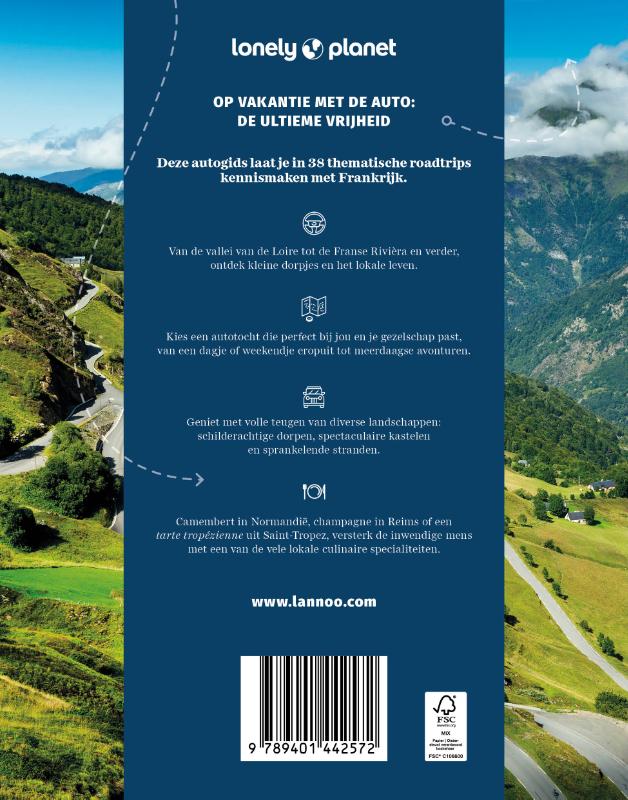 Lonely Planet autogids Frankrijk (Paperback) Lonely Planet autogids Frankrijk (Paperback)