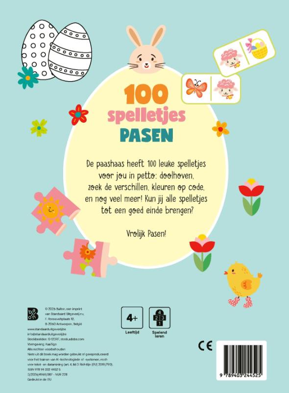 100 spelletjes Pasen (Paperback)