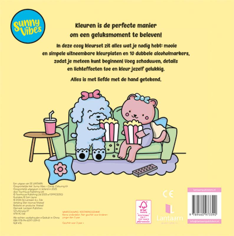 Sunny vibes - Candy kleurset (Hardback) Sunny vibes - Candy kleurset (Hardback)