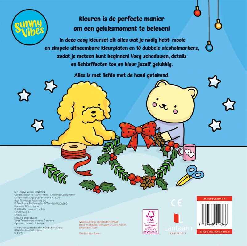 Sunny vibes - Christmas kleurset (Hardback) Sunny vibes - Christmas kleurset (Hardback)