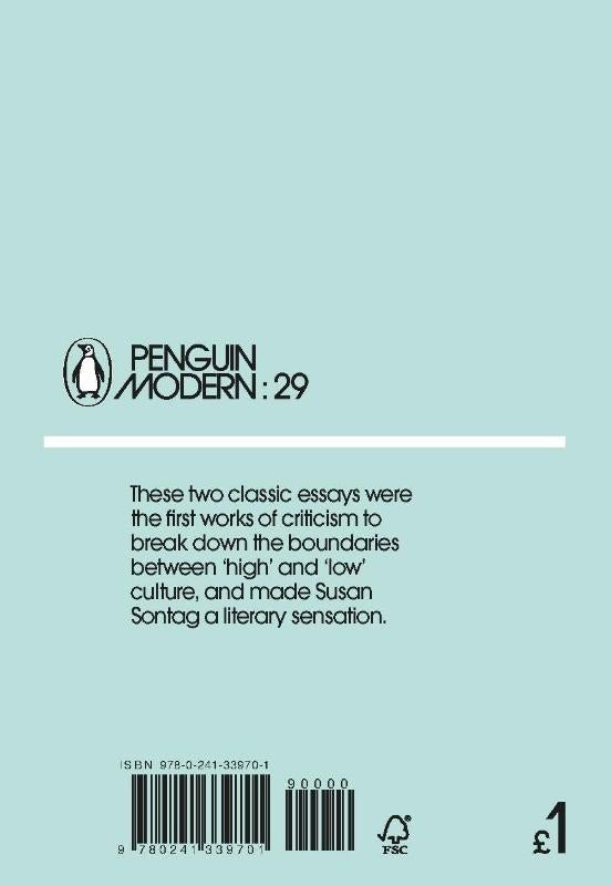 Notes on Camp (Paperback)