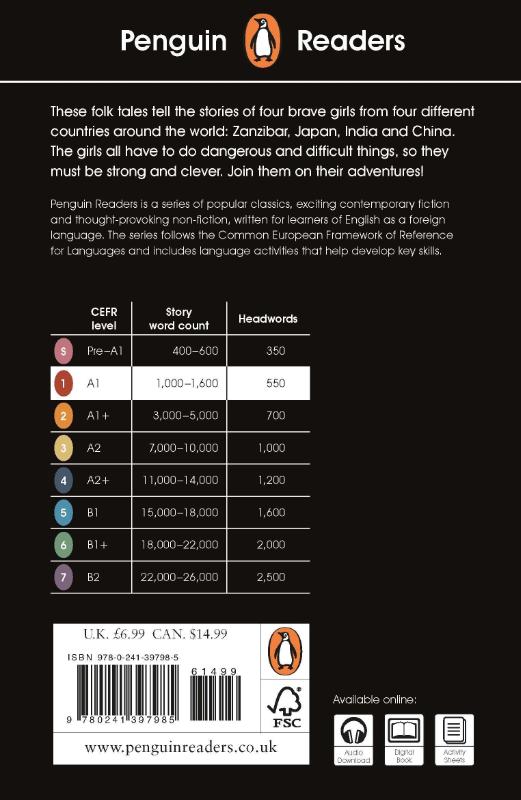 Penguin Readers Level 1: Tales of Adventurous Girls (ELT Graded Reader) (Paperback)