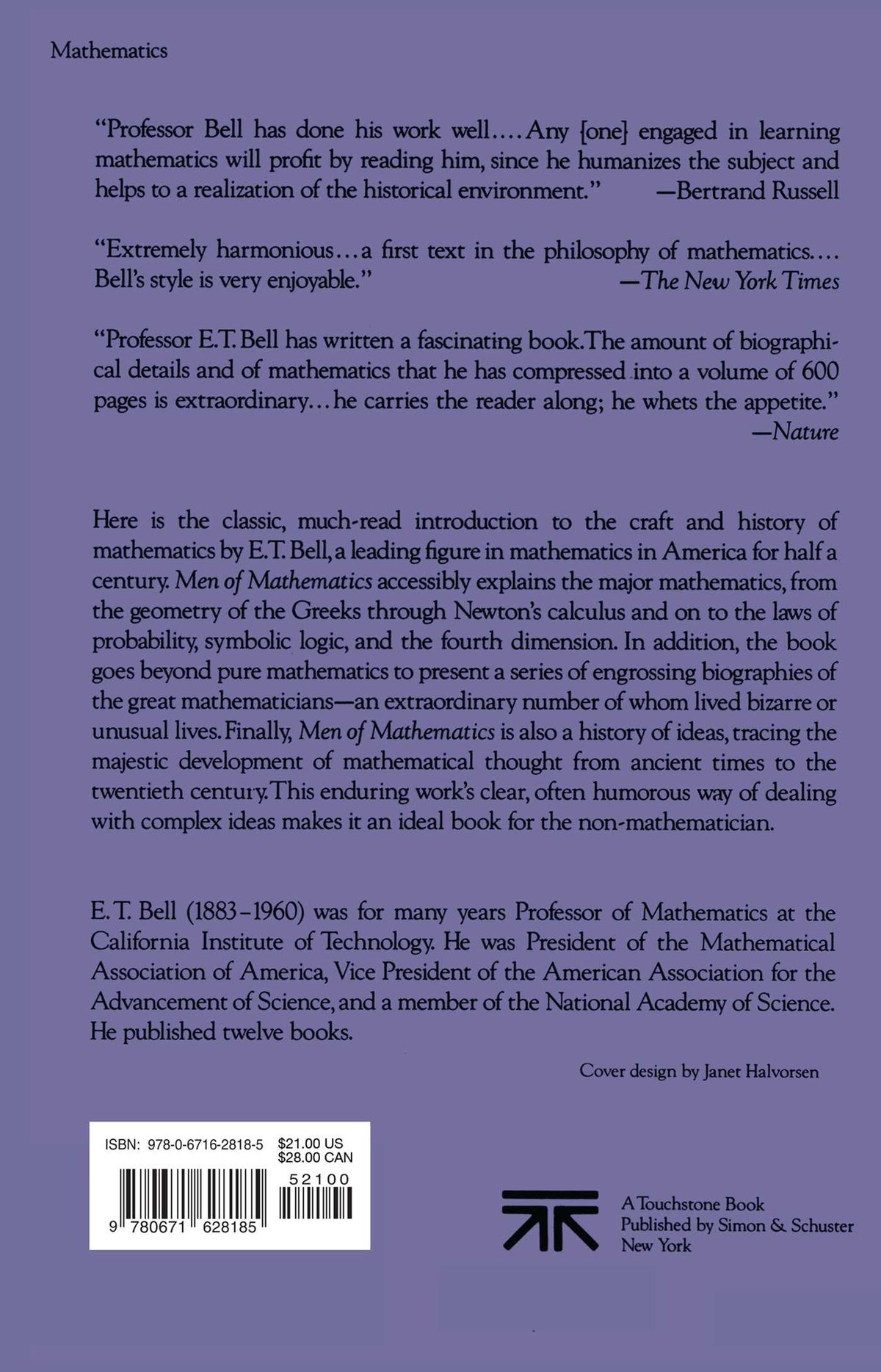 Men of Mathematics (Paperback)