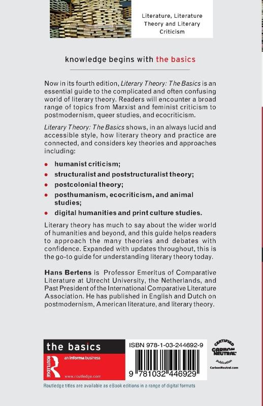 Literary Theory: The Basics (Paperback)