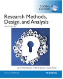Research Methods, Design, and Analysis, Global Edition (Paperback)
