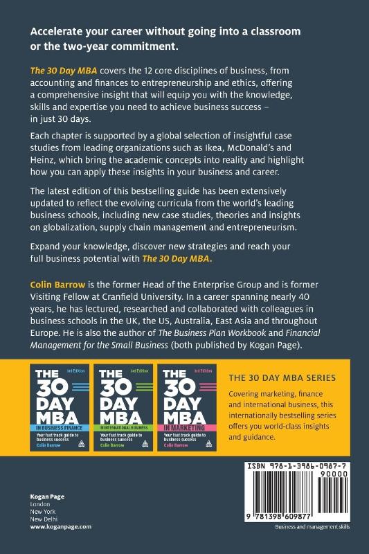 The 30 Day MBA (Paperback)