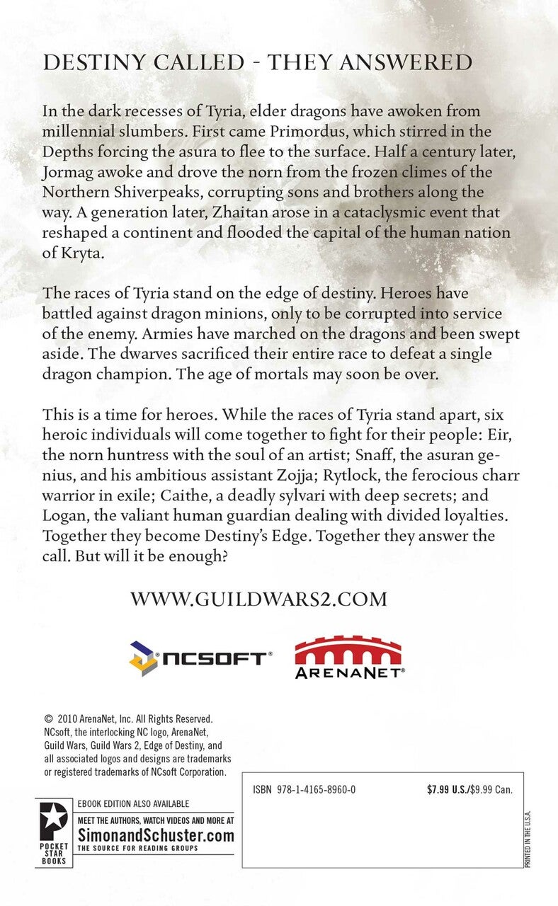 Guild Wars: Edge of Destiny (Paperback)