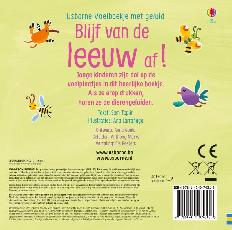 Blijf van de leeuw af! (Kartonboek)