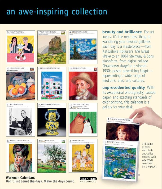 Art Page-A-Day® Gallery Calendar 2026 (Kalender)