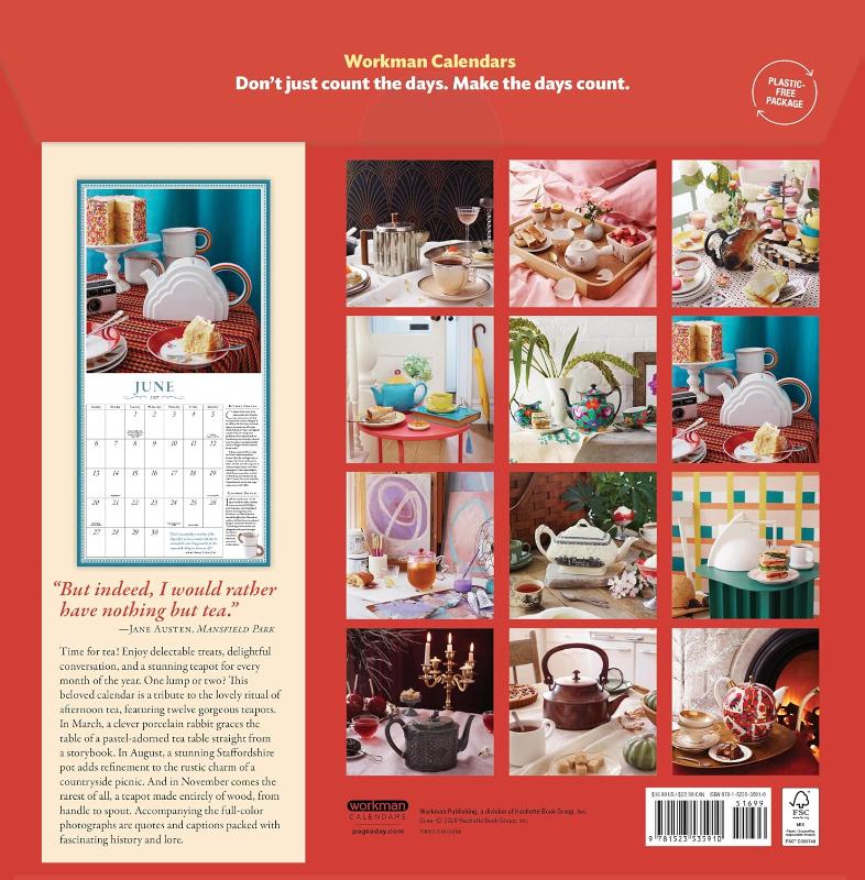 The Collectible Teapot Wall Calendar 2027 (Kalender)