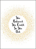 She Believed She Could So She Did (Hardback)