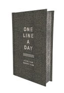 Charcoal Canvas One Line a Day (Agenda)