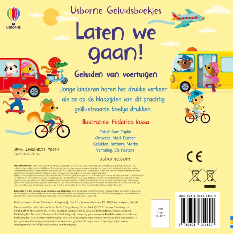 Laten we gaan! (Kartonboek)