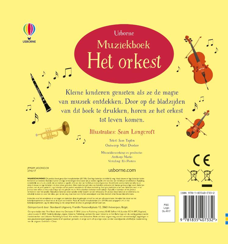 Het orkest (Kartonboek)