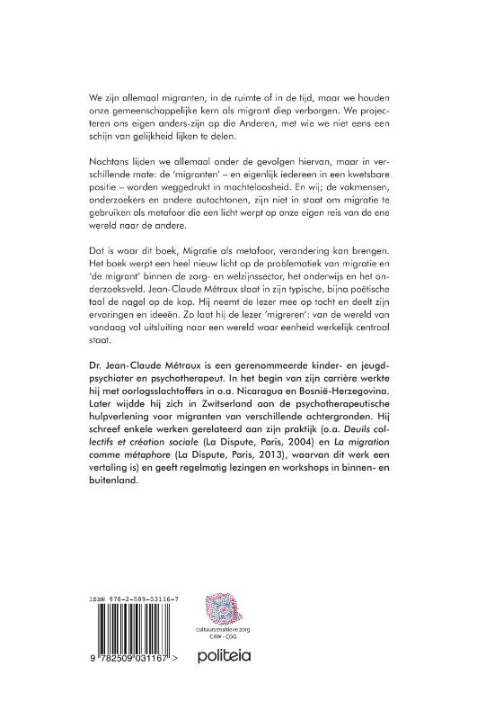 Migratie als metafoor (Hardback)
