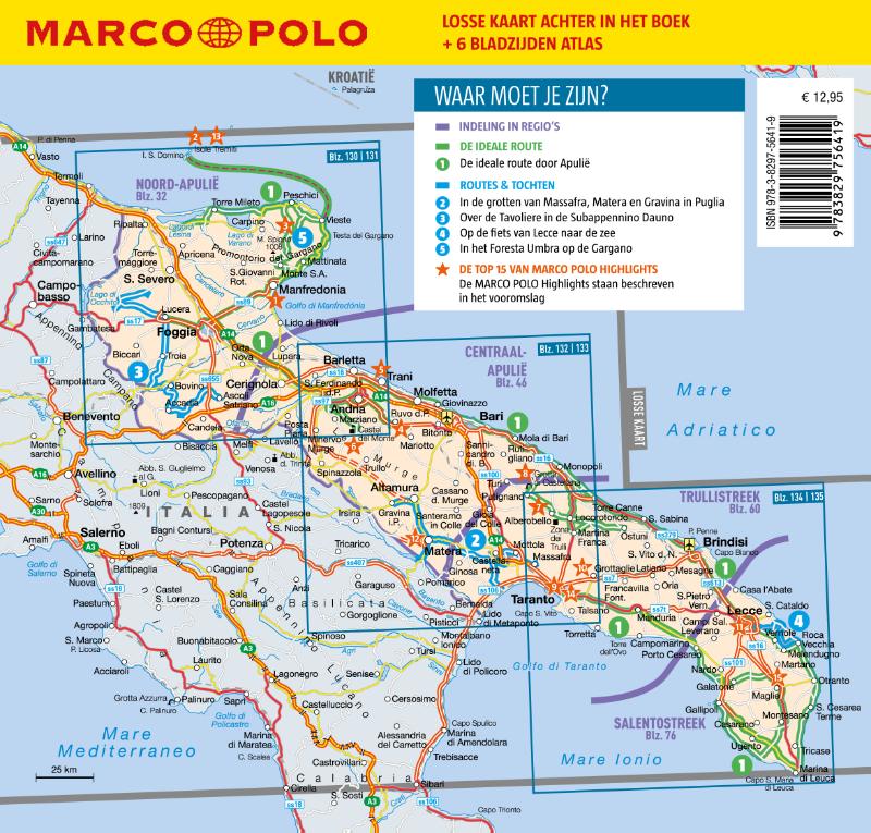 Marco Polo NL Reisgids Apulië / Puglia (Paperback)