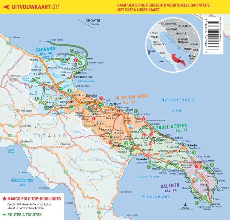 Marco Polo Reisgids Puglia (Paperback)