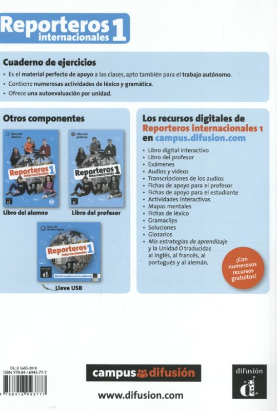 Reporteros Internacionales 1 - Cuaderno de ejercicios (Paperback)
