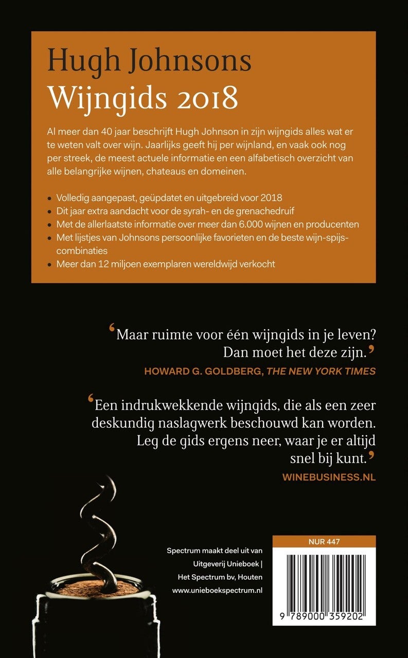 Hugh Johnsons Wijngids 2018 (E-book)