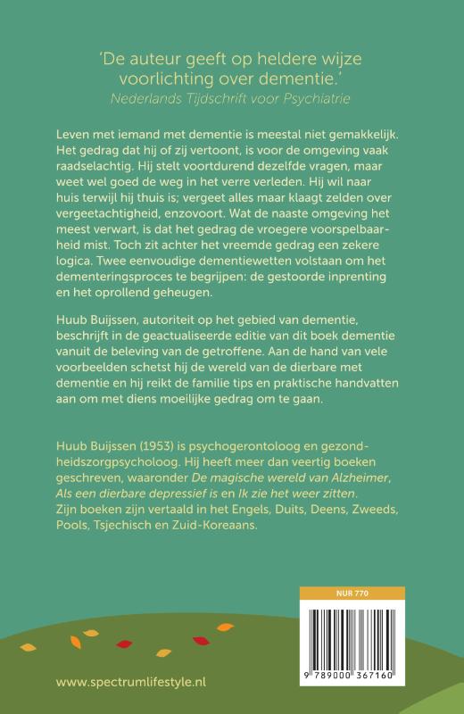 De heldere eenvoud van dementie (Paperback)