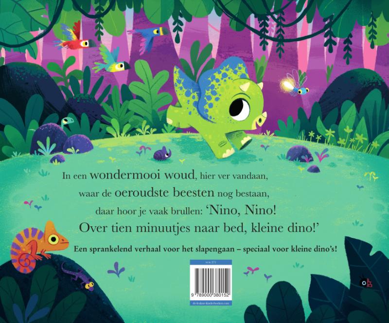 Over tien minuutjes naar bed kleine dino (Hardback)