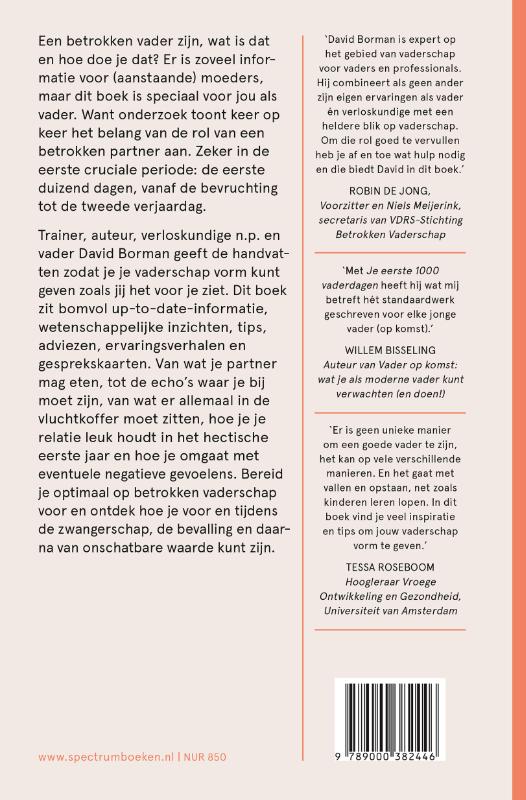 Je eerste 1000 vaderdagen (Paperback)