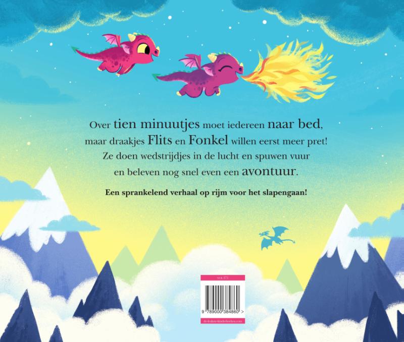 Over tien minuutjes naar bed, kleine draak (Hardback)